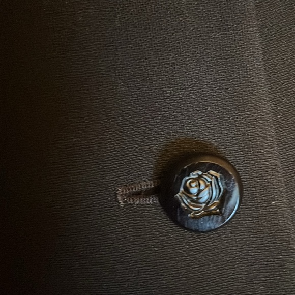 Escada Rare Vintage Black Jacket With Lace Detail - Picture 13 of 13